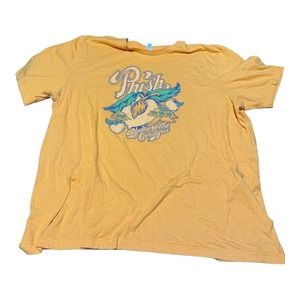 2023 Phish Band Adult Concert T-SHIRT Size 3XL Yellow Alpharetta Peach Design